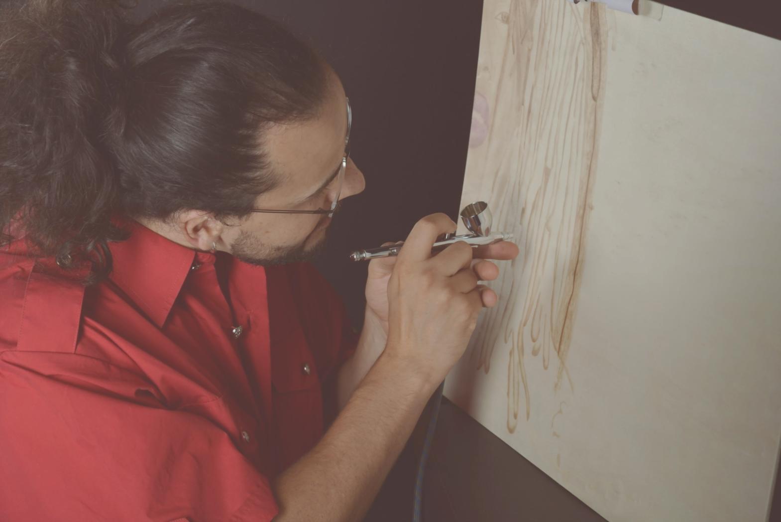 Esempio di composizione dinamica in una vignetta fantasy